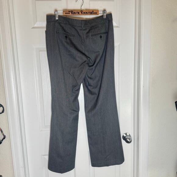 Vintage Express Black white mini  Plaid Wide Leg Editor Pants  12 Y2K Goth Chic - Picture 8 of 8